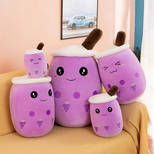 Avocado Grape Smoothie Plushie Soft Pillow