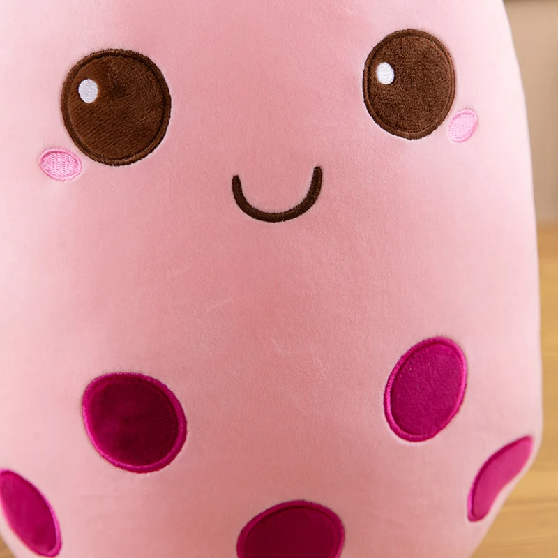 Boba Milk Tea Ice Cream Soft Plushie Pillow