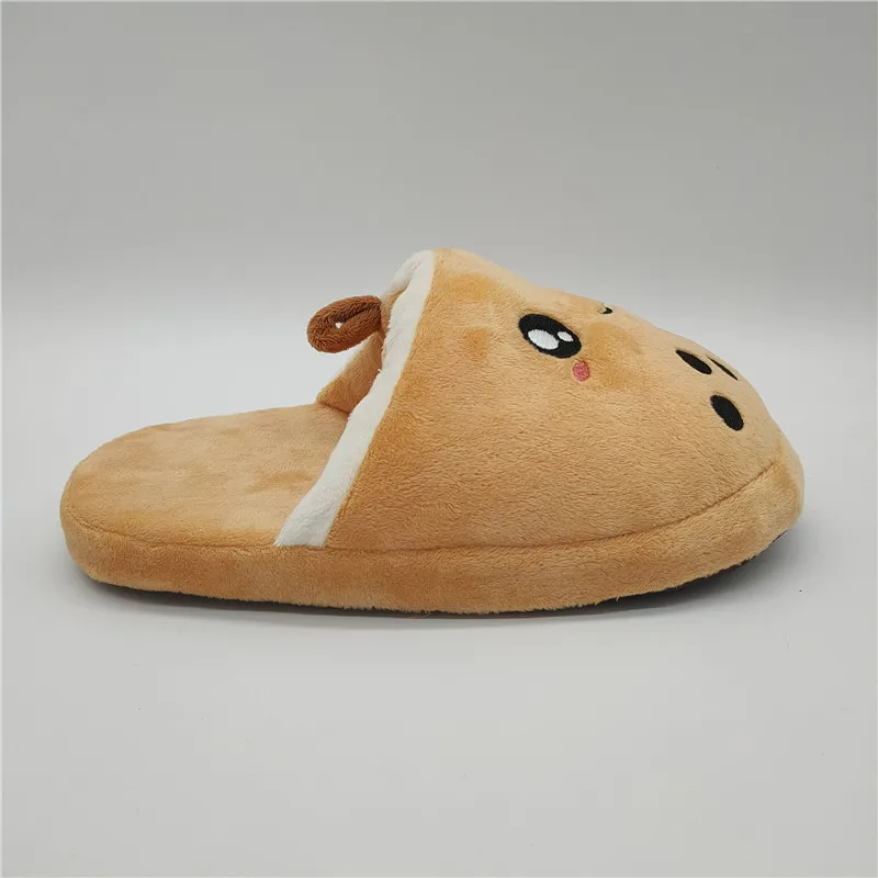 Boba Milk Tea Plush Soft Home Slippers