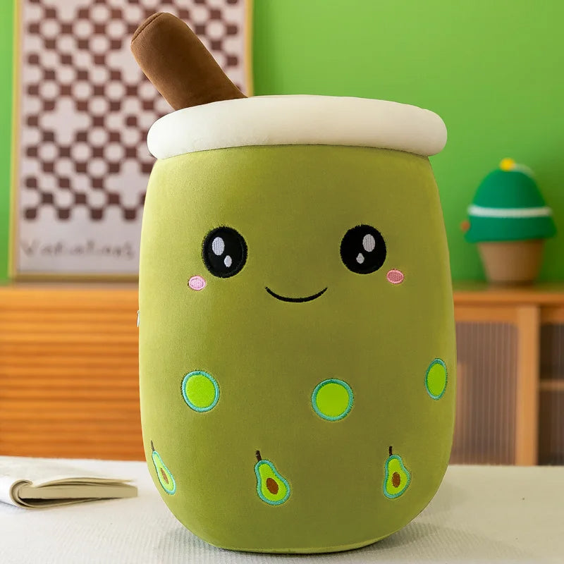 Avocado Grape Smoothie Plushie Soft Pillow