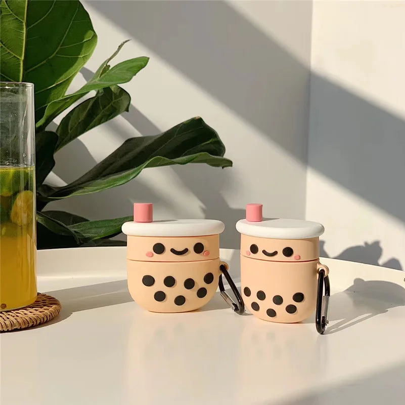 Boba Milk Tea Airpod Case