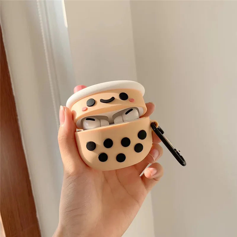 Boba Milk Tea Airpod Case