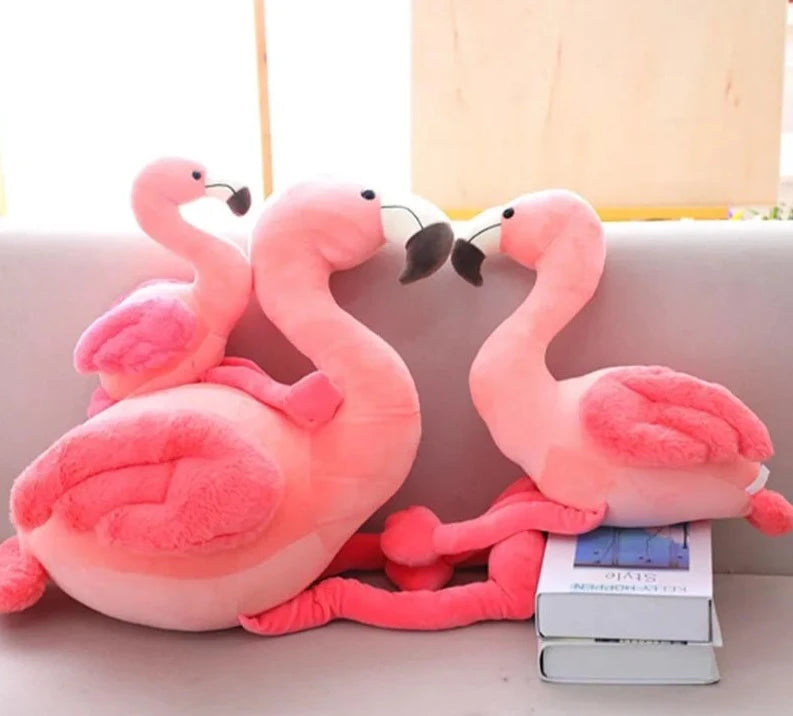 Pink Flamingo Plushie Stuffed Animal