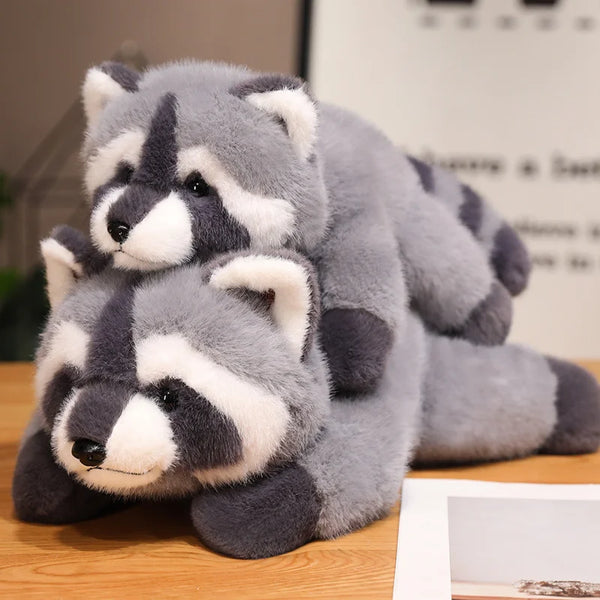 Raccoon Plush Toy Soft Stuffed Animal Pillow