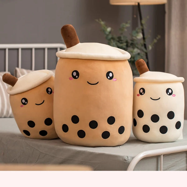 Classic Boba Milk Tea Plushie Soft Pillow