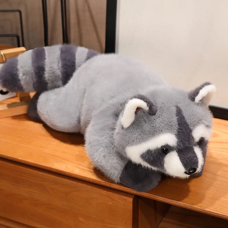 Raccoon Plush Toy Soft Stuffed Animal Pillow