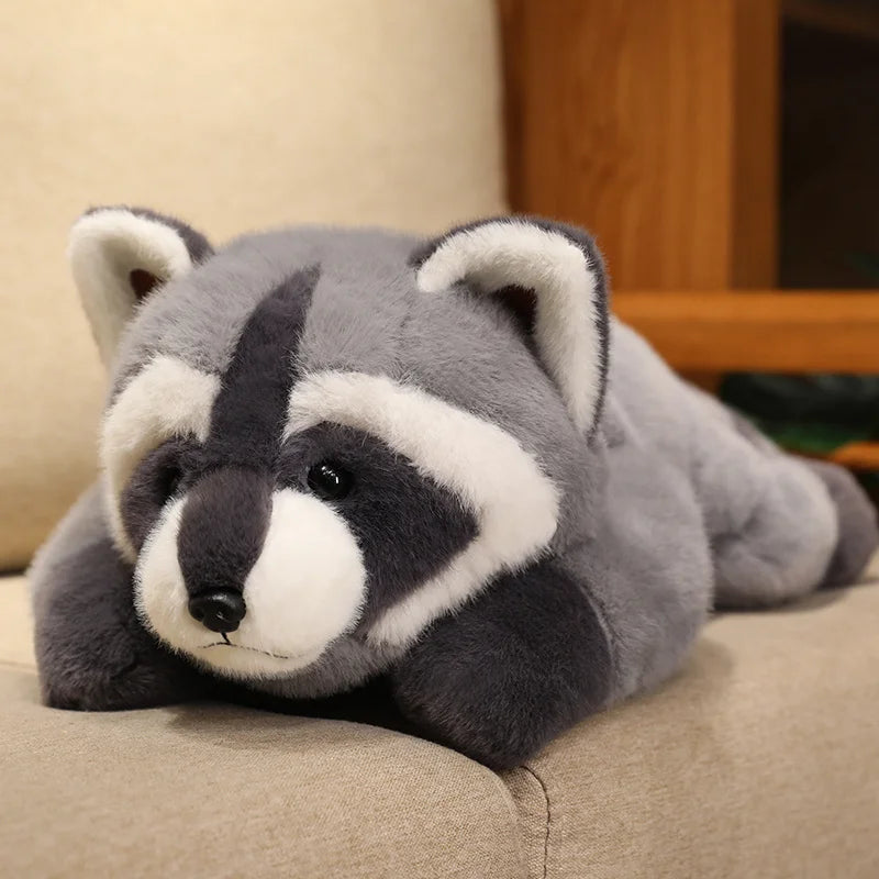 Raccoon Plush Toy Soft Stuffed Animal Pillow