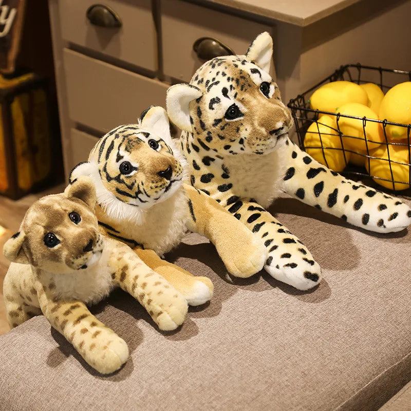 Lion Tiger Leopard Plush Toy Stuffed Animals