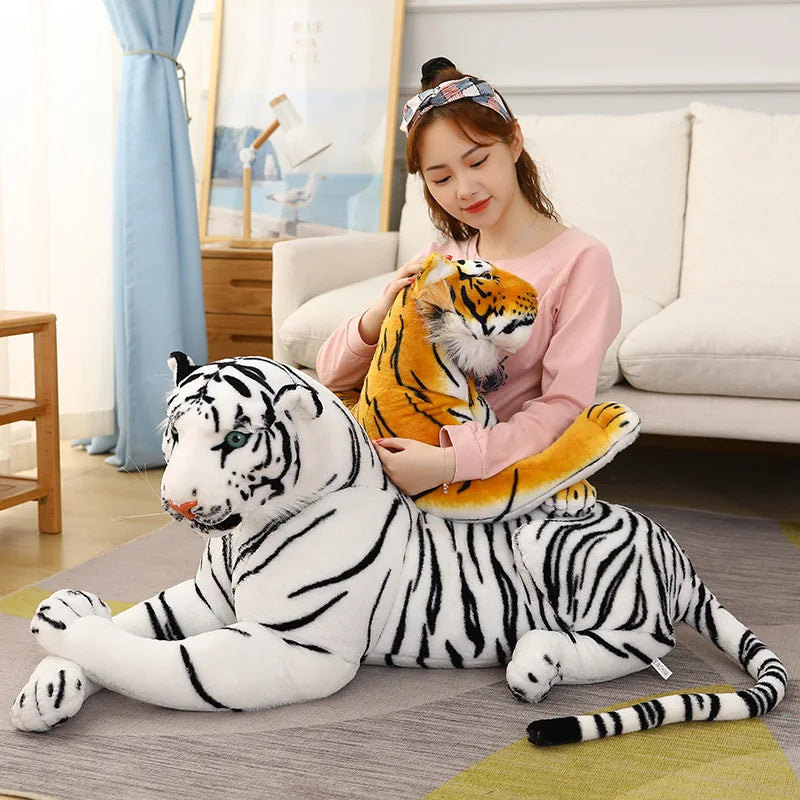 Lifelike Tiger Plushie Stuff Animal Toy