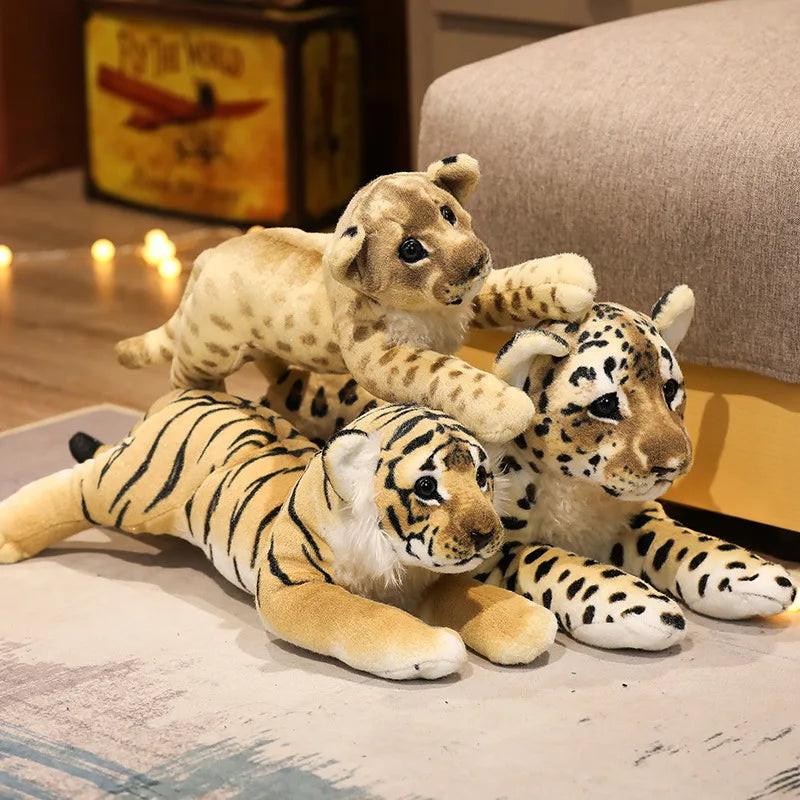 Lion Tiger Leopard Plush Toy Stuffed Animals