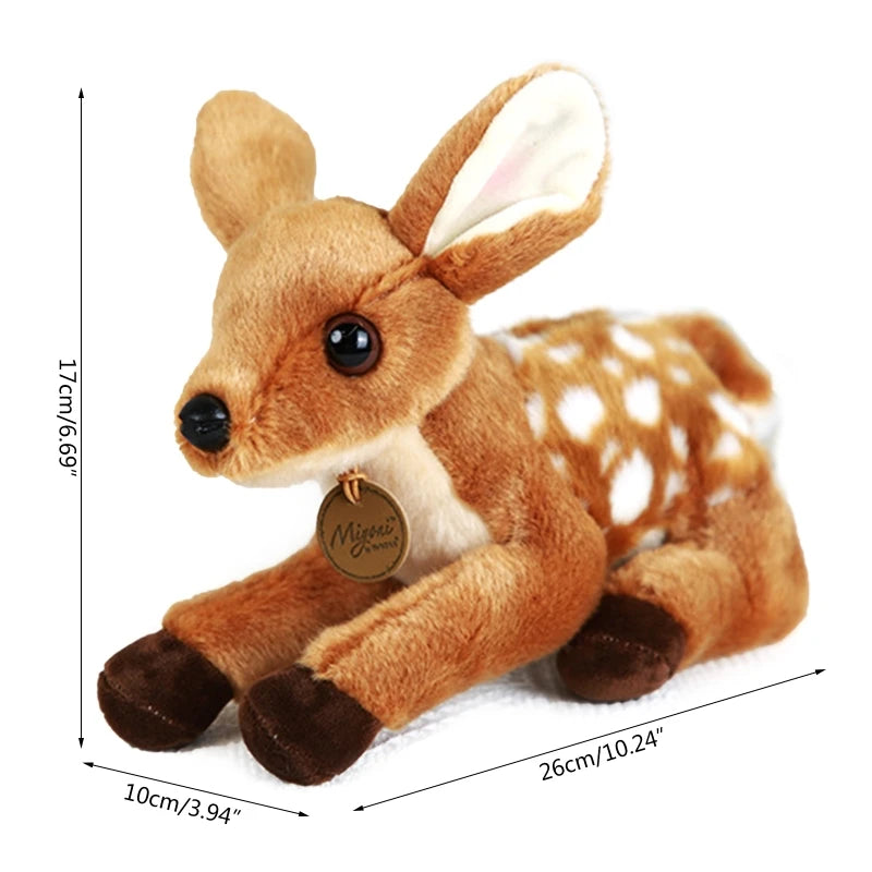 Deer Lifelike Plushie Stuffed Animal