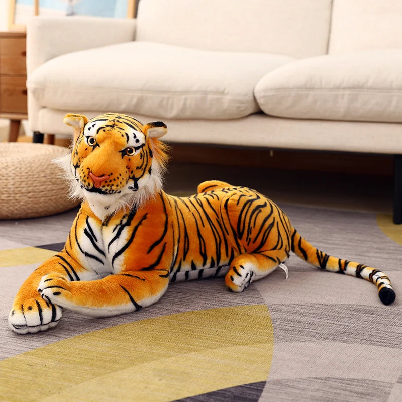 Lifelike Tiger Plushie Stuff Animal Toy