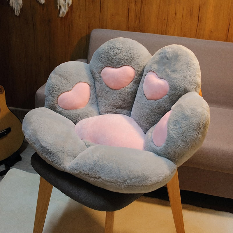 Kawaii Paw Pillow Cat Seat Cushion Home Chair Decor