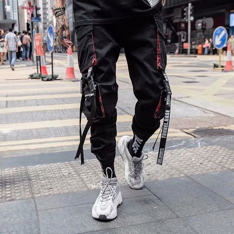 Futuristic Tactical Tech Wear Cyberpunk Harajuku Streetwear Cargo Pants