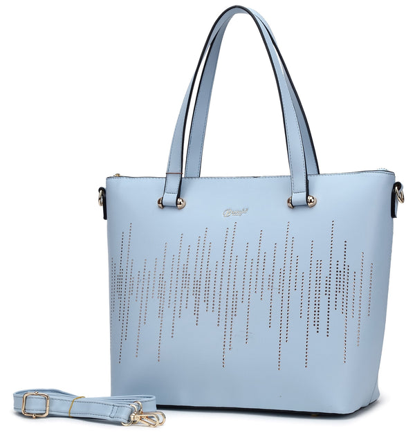 Modern Minimalistic Pastel Neon Tote Handbag for Work Travel Gift