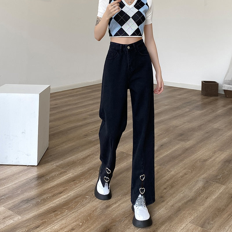 Baggy Pants Oversize High Waist Jeans