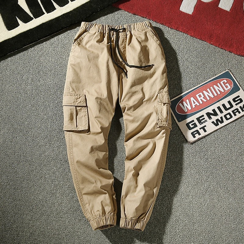 Multi-Pocket Camouflage Cotton Streetwear Cargo Pants