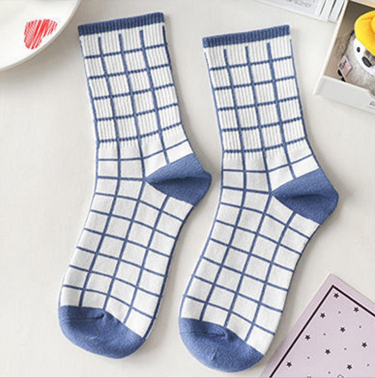 Japan Harajuku Blue Kawaii Socks