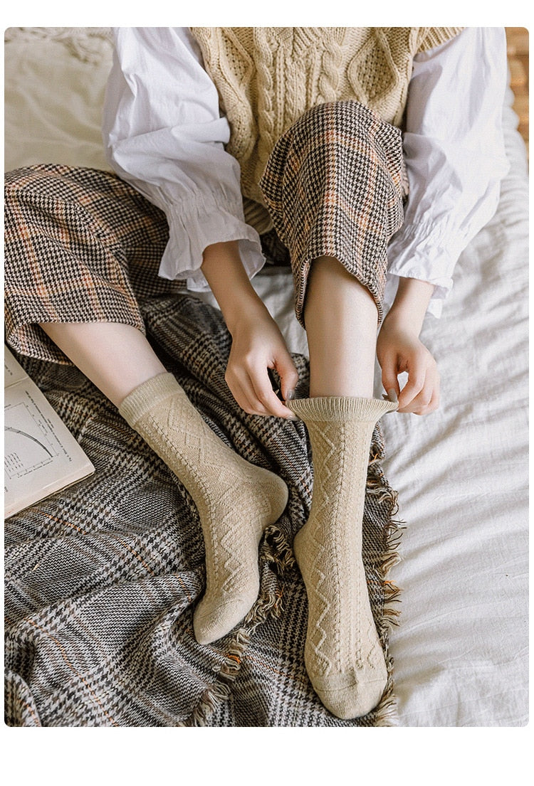 Winter Cashmere Wool Socks