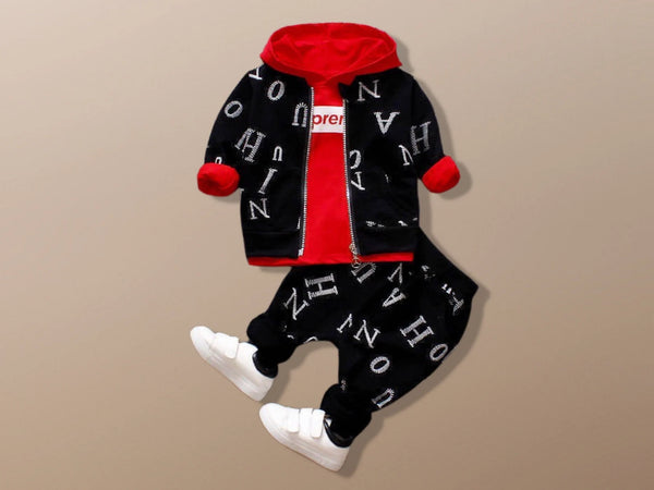 Athletic Tracksuit Baby Boy Kids Clothes Set - Toddler Fashion Children Outfit