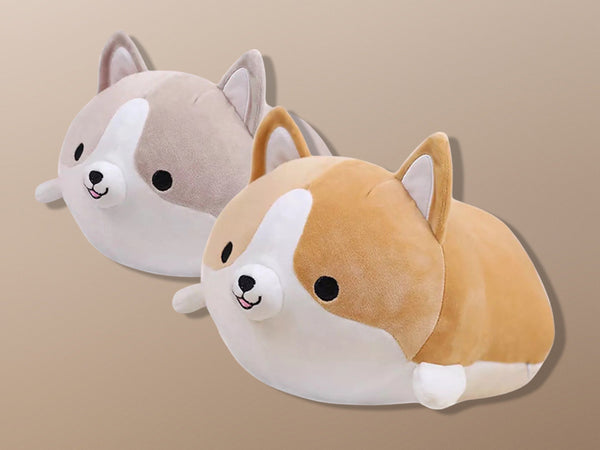 Cute Corgi Shiba Puppy Dog Plush Stuffed Animal Pillow Gift