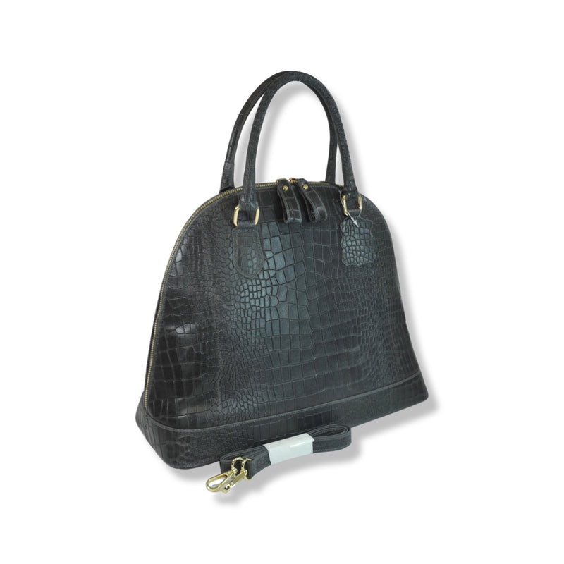 Made in Italy Designer Handmade Genuine Leather Top Body Handbag