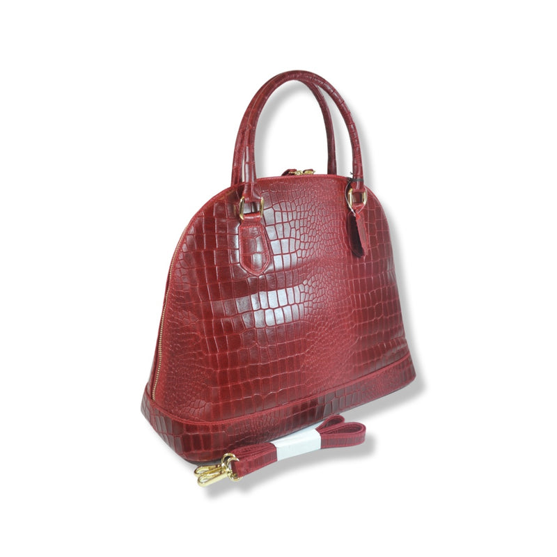 Made in Italy Designer Handmade Genuine Leather Top Body Handbag