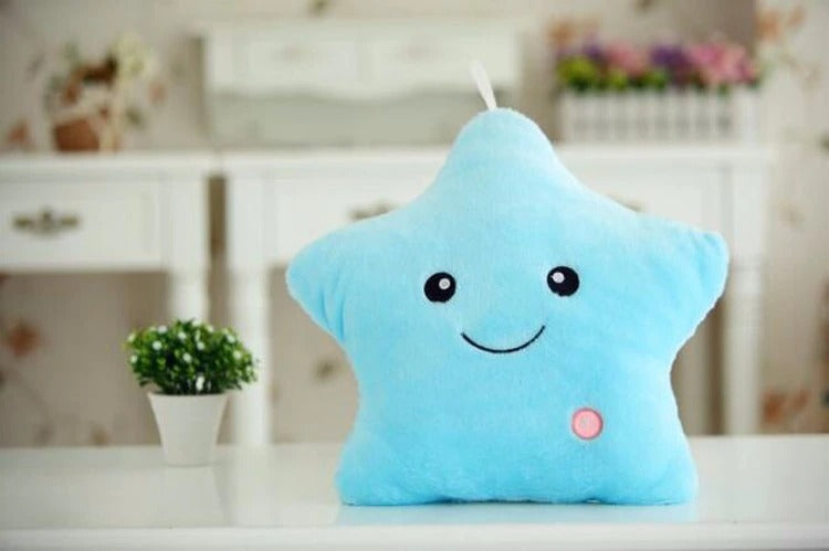 Light Up LED Star Constellation Plush Stuffed Animal Cushion